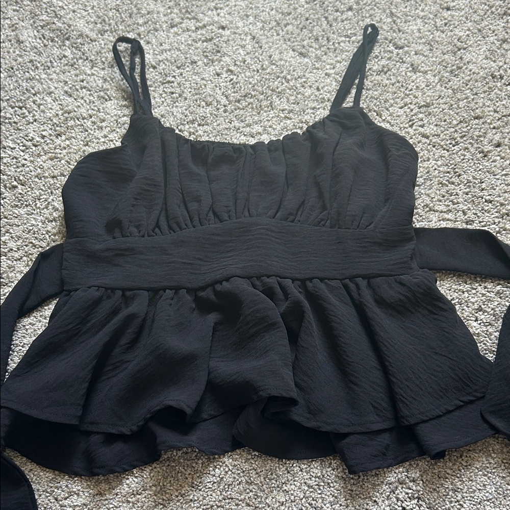 Chic Black Women's Camisole Top